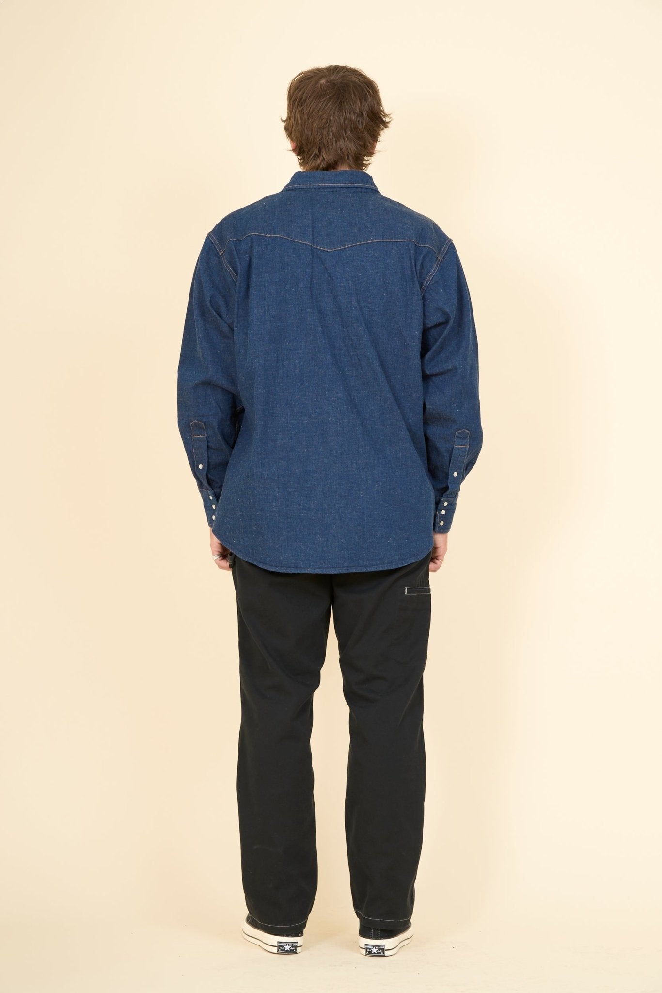 Radiall True Deal Shirt L/S - Deep Indigo - Radiall - URAHARA