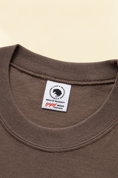 Rats Ash Long Sleeve T-shirt - Ash Brown -Rats - URAHARA