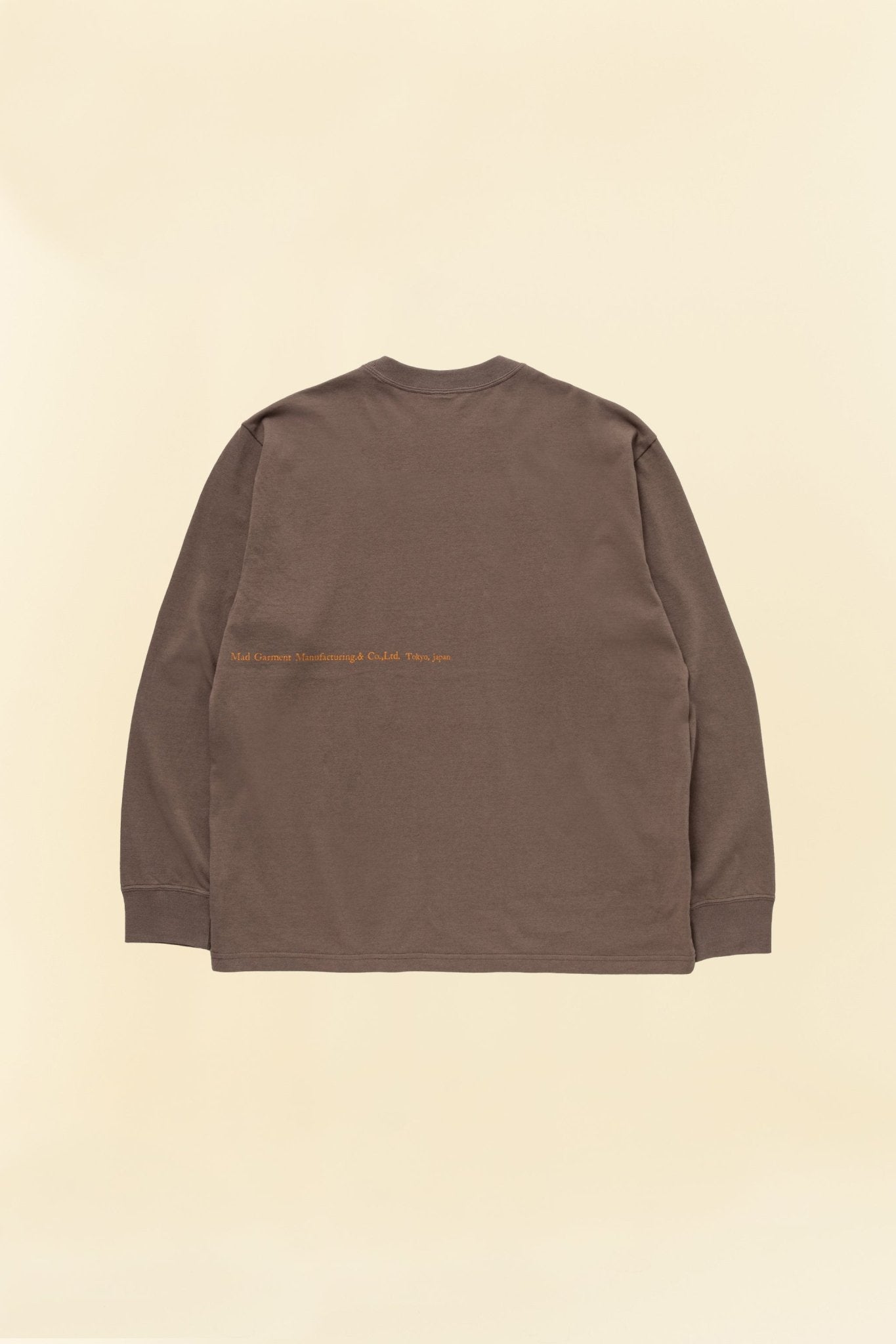 Rats Ash Long Sleeve T-shirt - Ash Brown -Rats - URAHARA