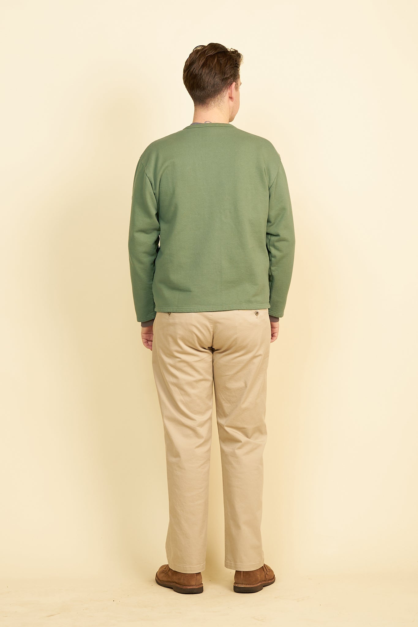 Rats Boat Neck Sweatshirt - Green -Rats - URAHARA