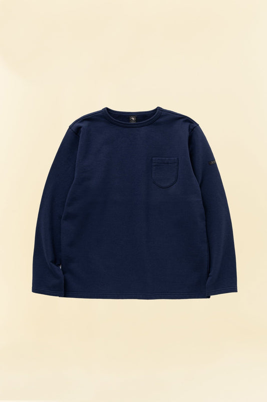 Rats Boat Neck Sweatshirt - Navy -Rats - URAHARA