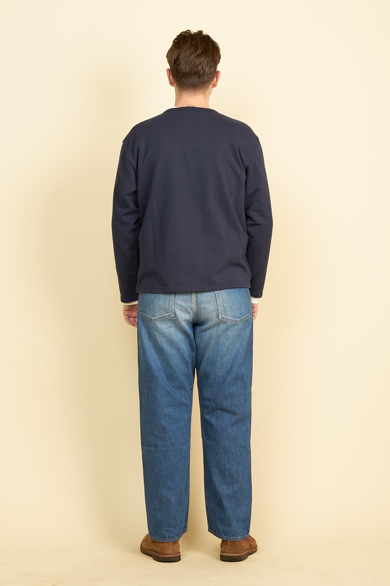 Rats Boat Neck Sweatshirt - Navy -Rats - URAHARA