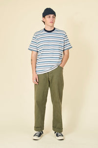 Rats Border Tee - Blue / White / Black - Rats - URAHARA