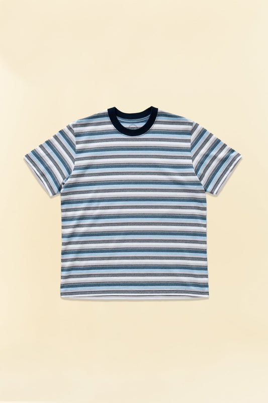 Rats Border Tee - Blue / White / Black - Rats - URAHARA