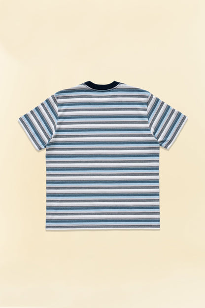 Rats Border Tee - Blue / White / Black - Rats - URAHARA