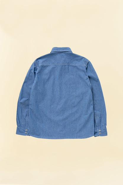 Rats Chambray Shirt - Indigo -Rats - URAHARA