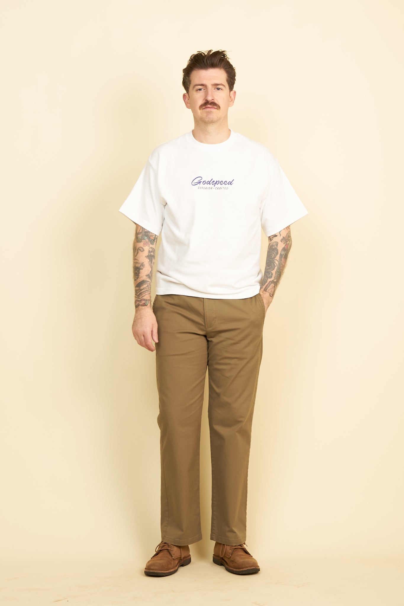 Rats Chino Pants - Khaki -Rats - URAHARA