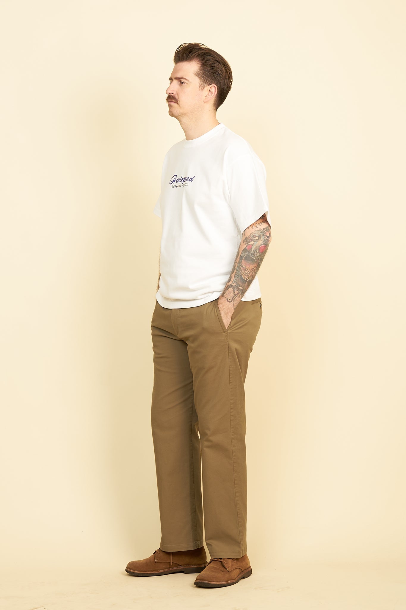 Rats Chino Pants - Khaki -Rats - URAHARA