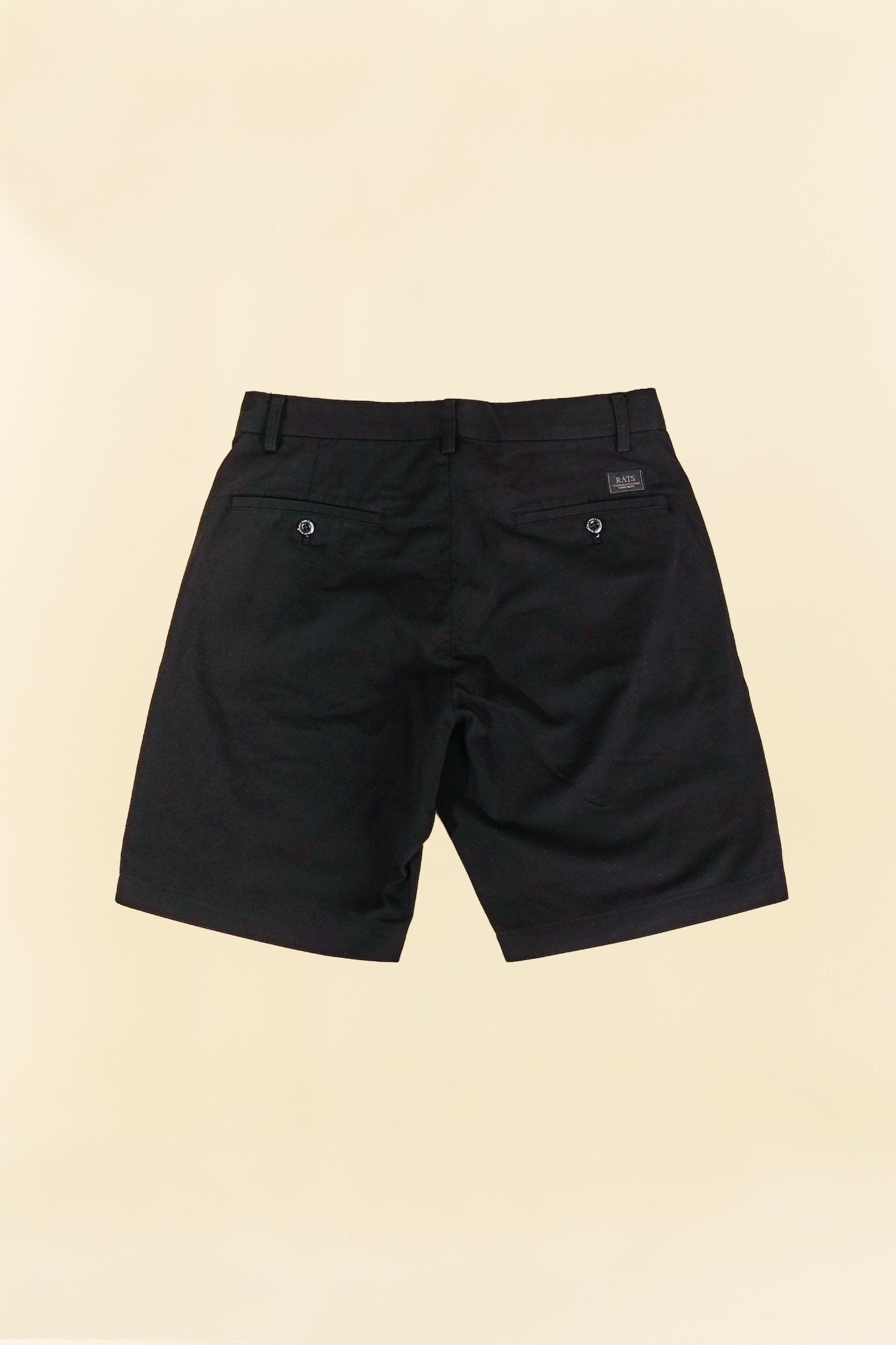 Rats Chino Short - Black - Rats - URAHARA