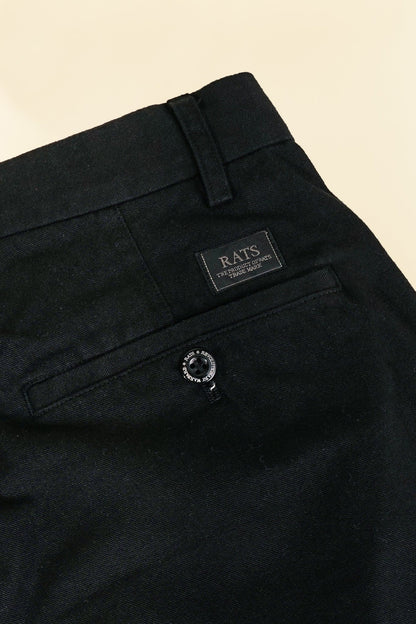 Rats Chino Short - Black - Rats - URAHARA