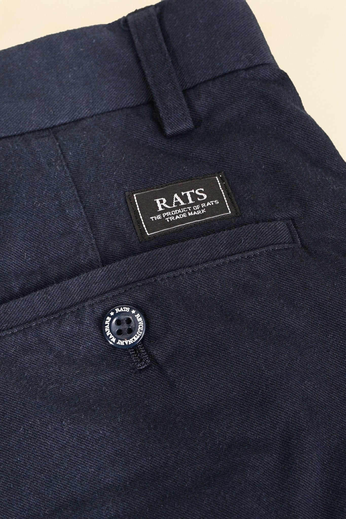 Rats Chino Short - Navy - Rats - URAHARA