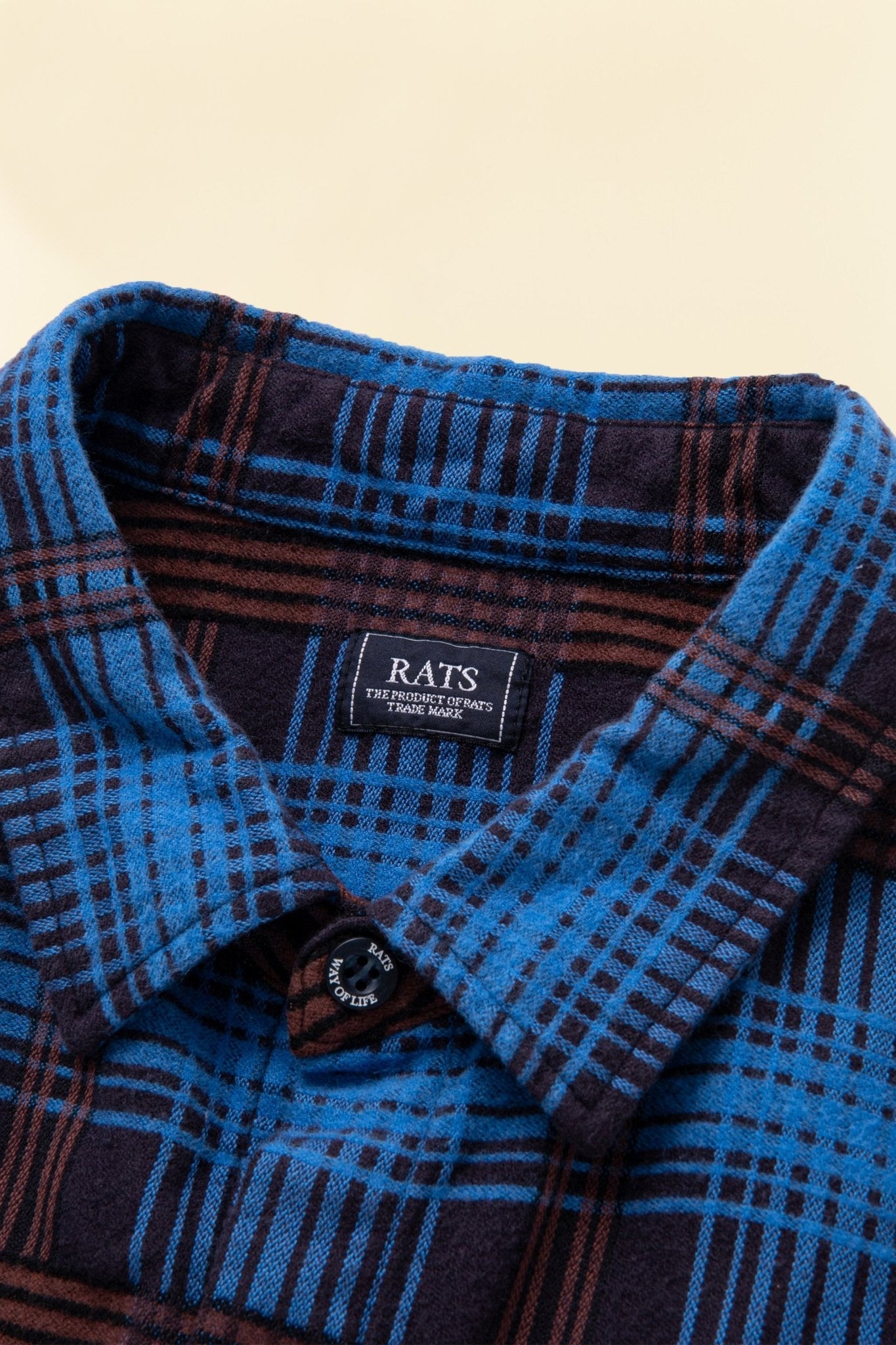 Rats C/R Flannel Check Shirt - Rats - URAHARA