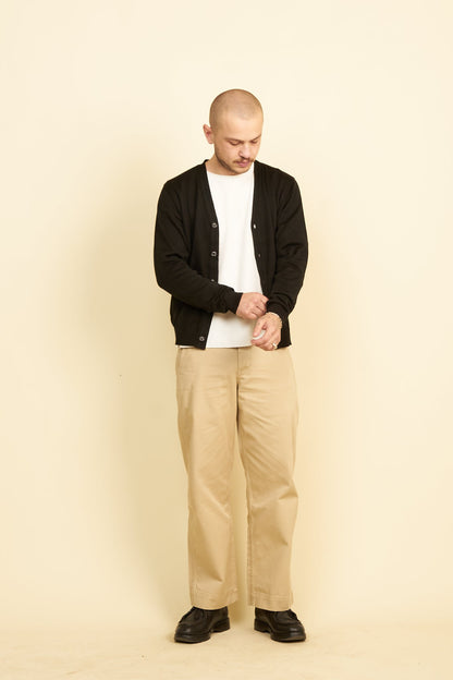 Rats High Gauge Cardigan - Black -Rats - URAHARA