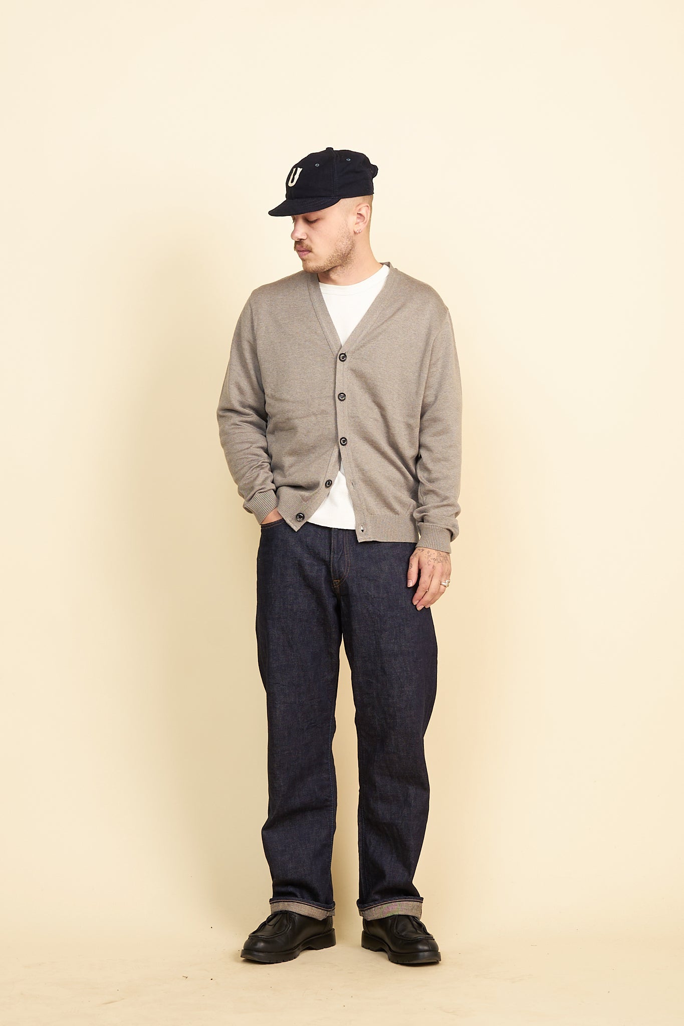 Rats High Gauge Cardigan - Grey - Rats - URAHARA