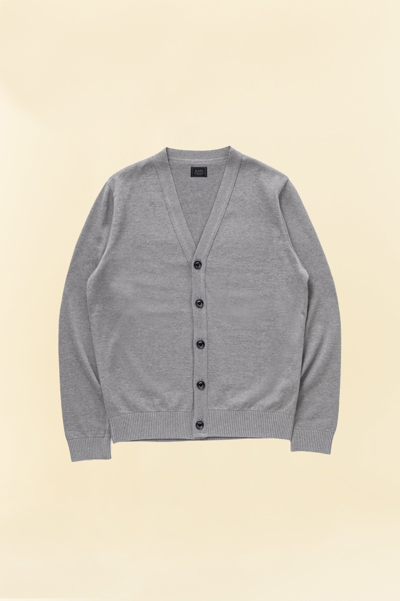 Rats High Gauge Cardigan - Grey -Rats - URAHARA