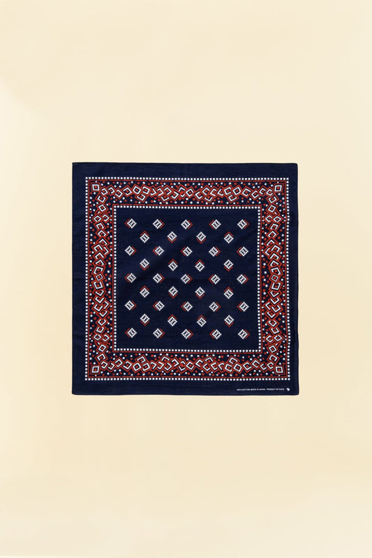 Rats Motif Bandana - Navy -Rats - URAHARA