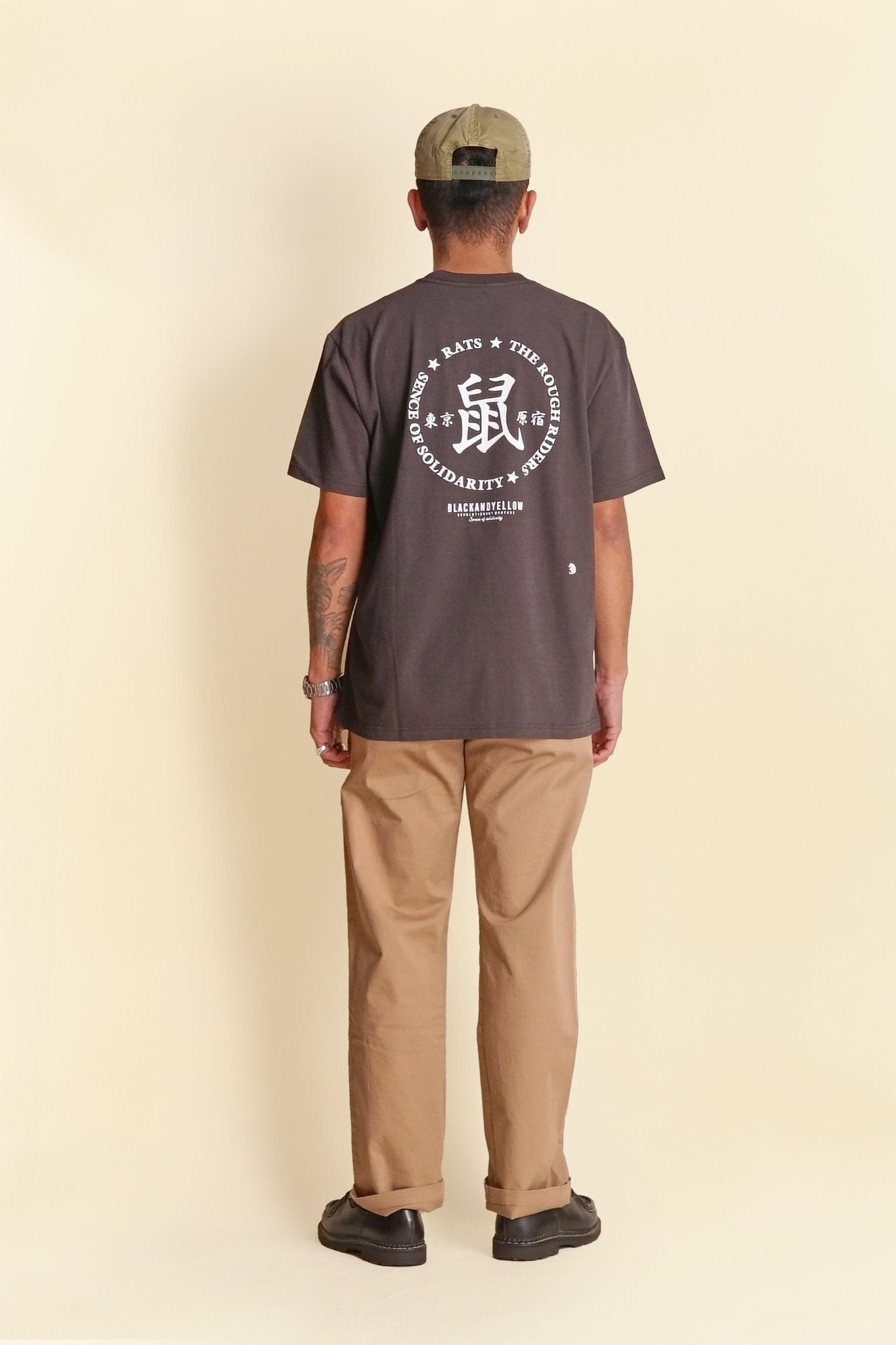 Rats "Mouse" Short Sleeve Tee - Ash Black - Rats - URAHARA