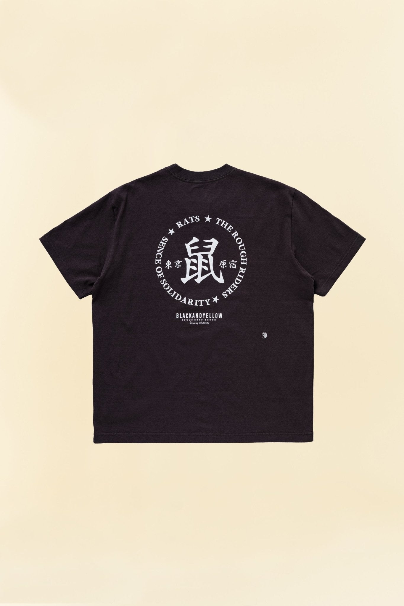 Rats "Mouse" Short Sleeve Tee - Ash Black - Rats - URAHARA