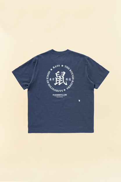 Rats "Mouse" Short Sleeve Tee - Ash Navy - Rats - URAHARA