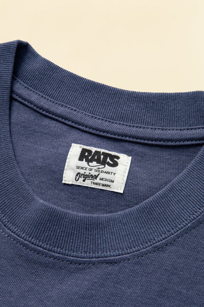 Rats "Mouse" Short Sleeve Tee - Ash Navy - Rats - URAHARA