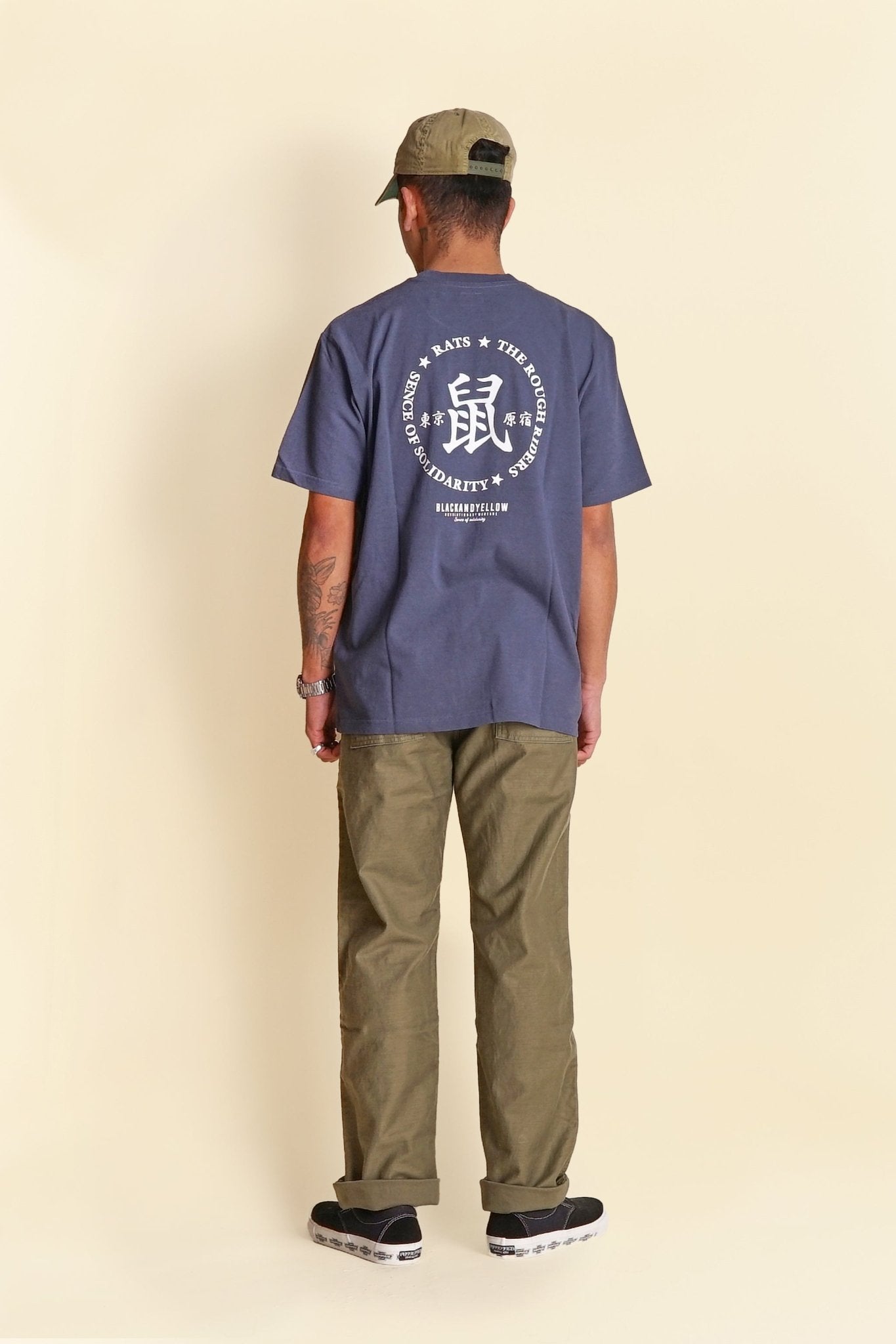 Rats "Mouse" Short Sleeve Tee - Ash Navy - Rats - URAHARA