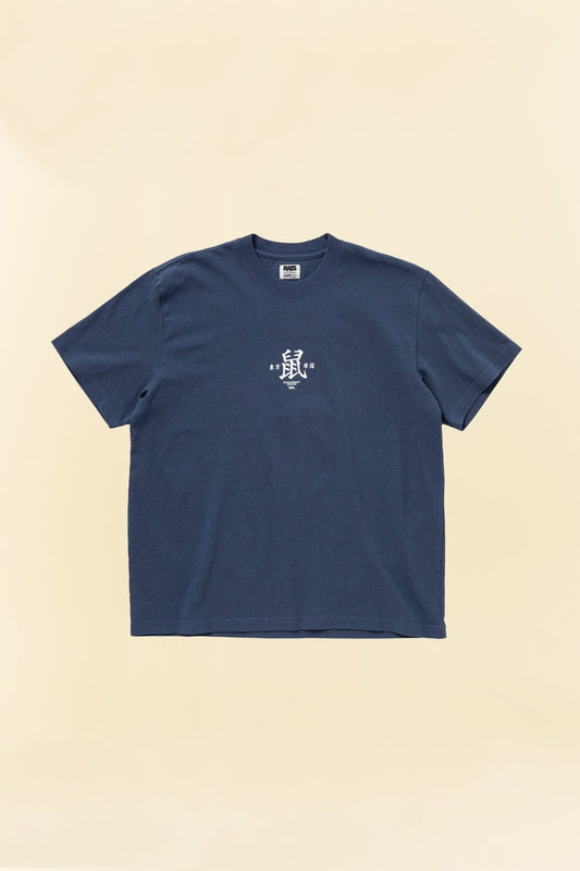 Rats "Mouse" Short Sleeve Tee - Ash Navy - Rats - URAHARA