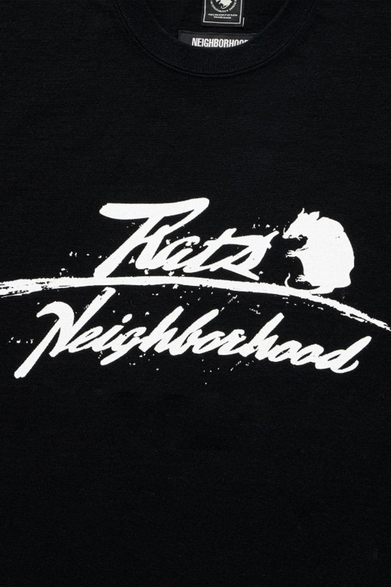 Rats x Neighborhood T-Shirt - Black - Rats - URAHARA