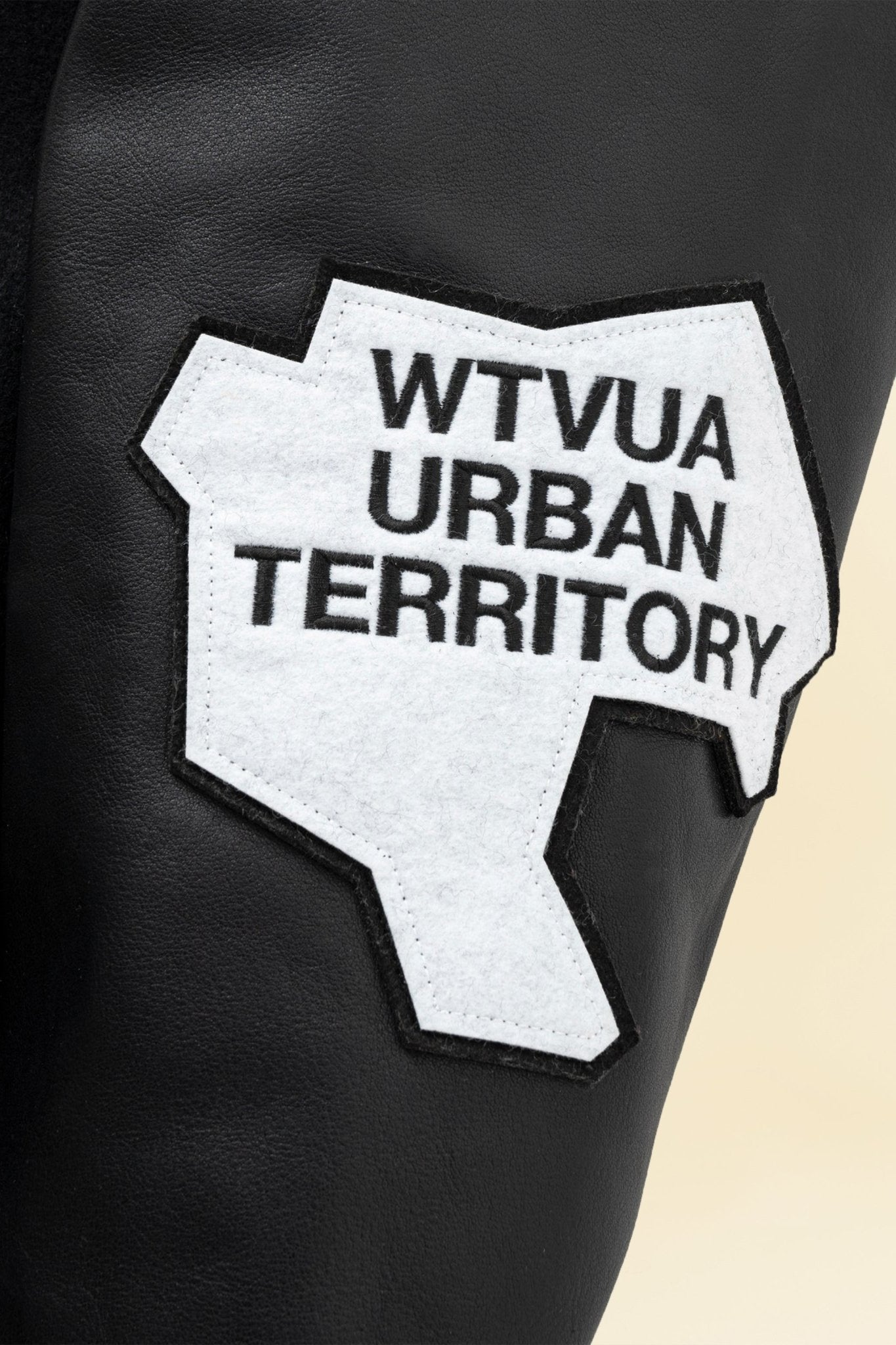 Rats x Neighborhood x WTAPS Melton / Leather Varsity Jacket - Rats - URAHARA