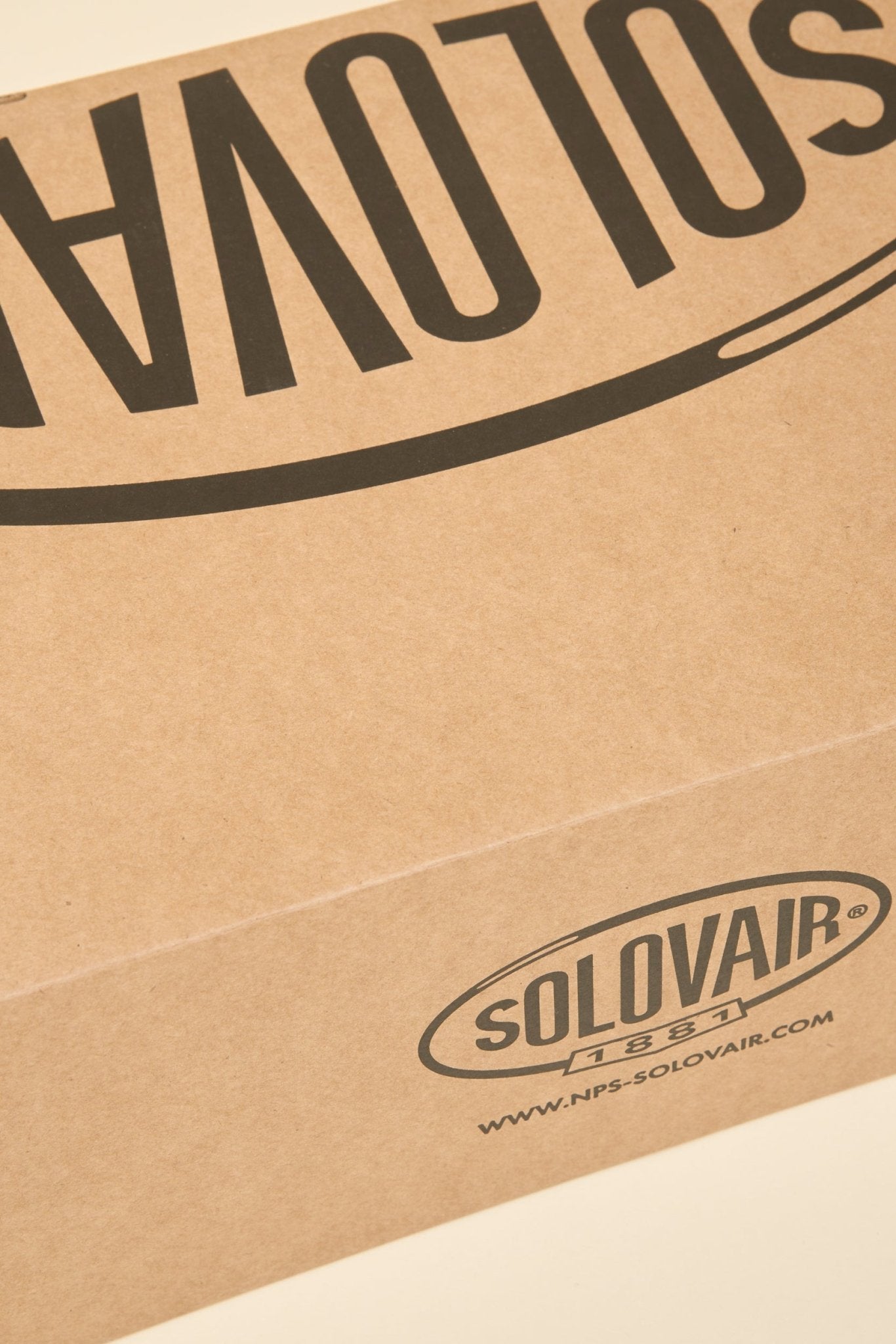 Solovair 3 Eye Gibson Shoe box