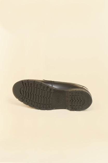 Solovair Penny Loafer - Black Hi Shine - Solovair - URAHARA