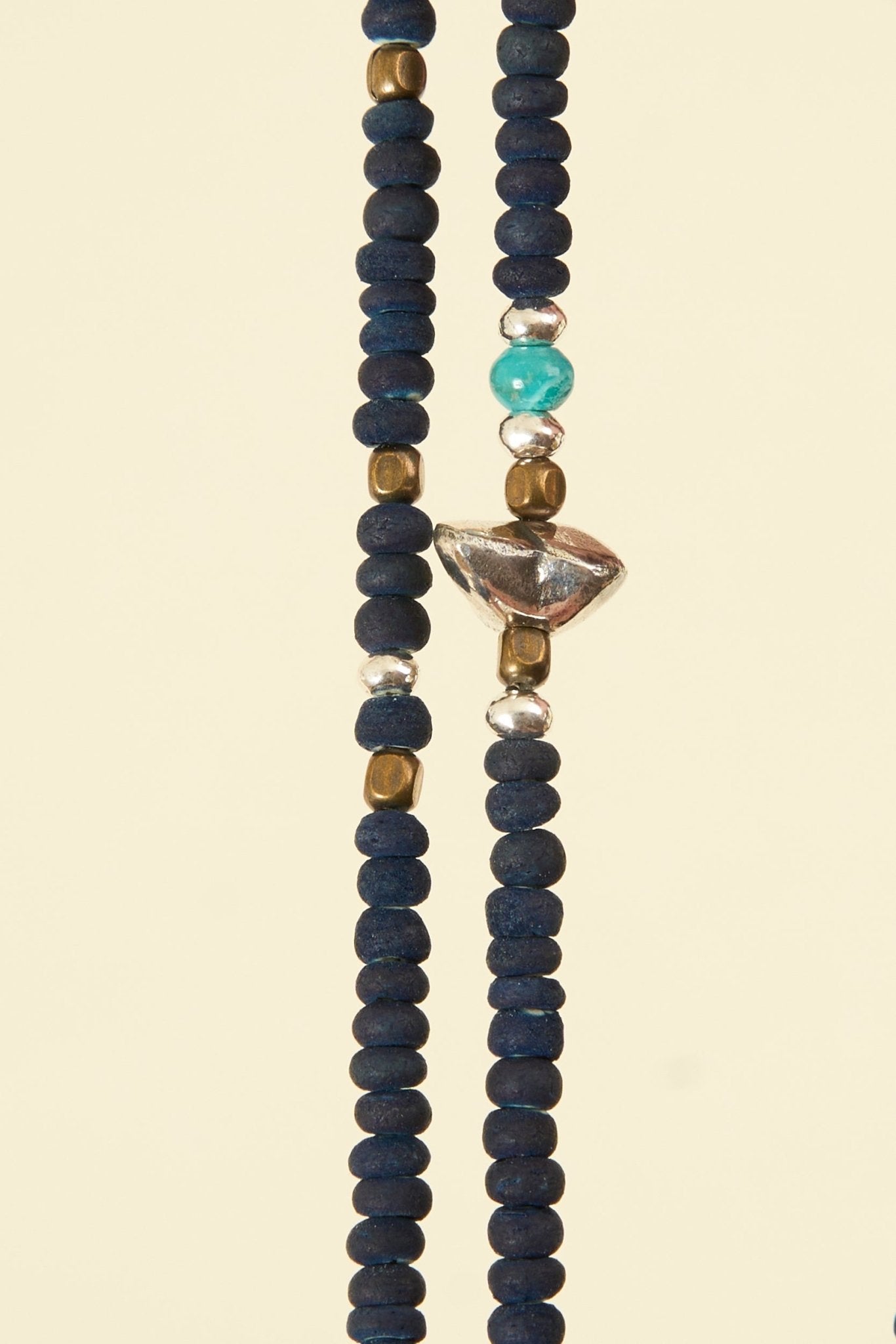 SunKu Beaded Necklace & Bracelet - Indigo [SK - 014] - SunKu 39 - URAHARA