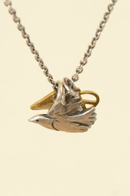 SunKu Dove Necklace - Silver / Gold / Red [SK - 175] - SunKu 39 - URAHARA