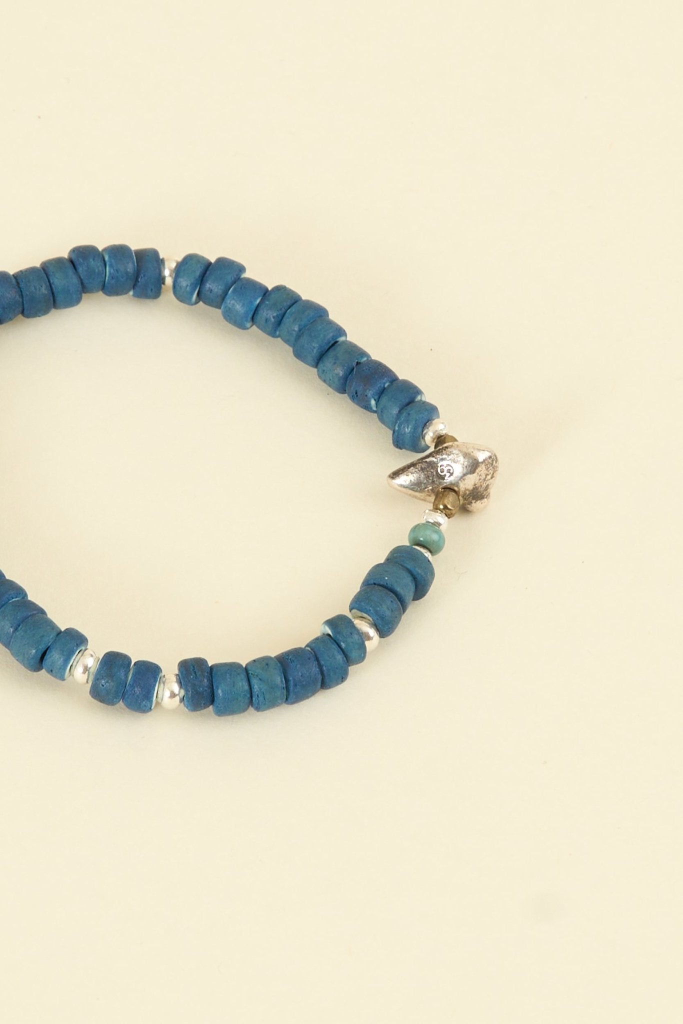 SunKu Indigo Dye Medium Beads Bracelet [SK - 068] - SunKu 39 - URAHARA