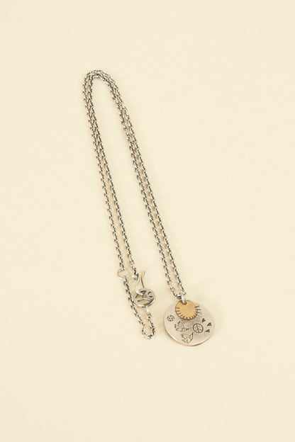 SunKu Love & Peace Necklace - Silver / Gold [SK - 017] - SunKu 39 - URAHARA