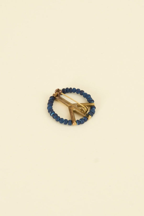 SunKu Peace Pin - Indigo / Gold
