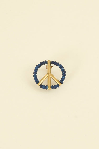 SunKu Peace Pin - Indigo / Gold [SK - 129 - IDG] - SunKu 39 - URAHARA