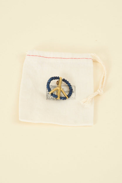 SunKu Peace Pin - Indigo / Gold [SK - 129 - IDG] - SunKu 39 - URAHARA