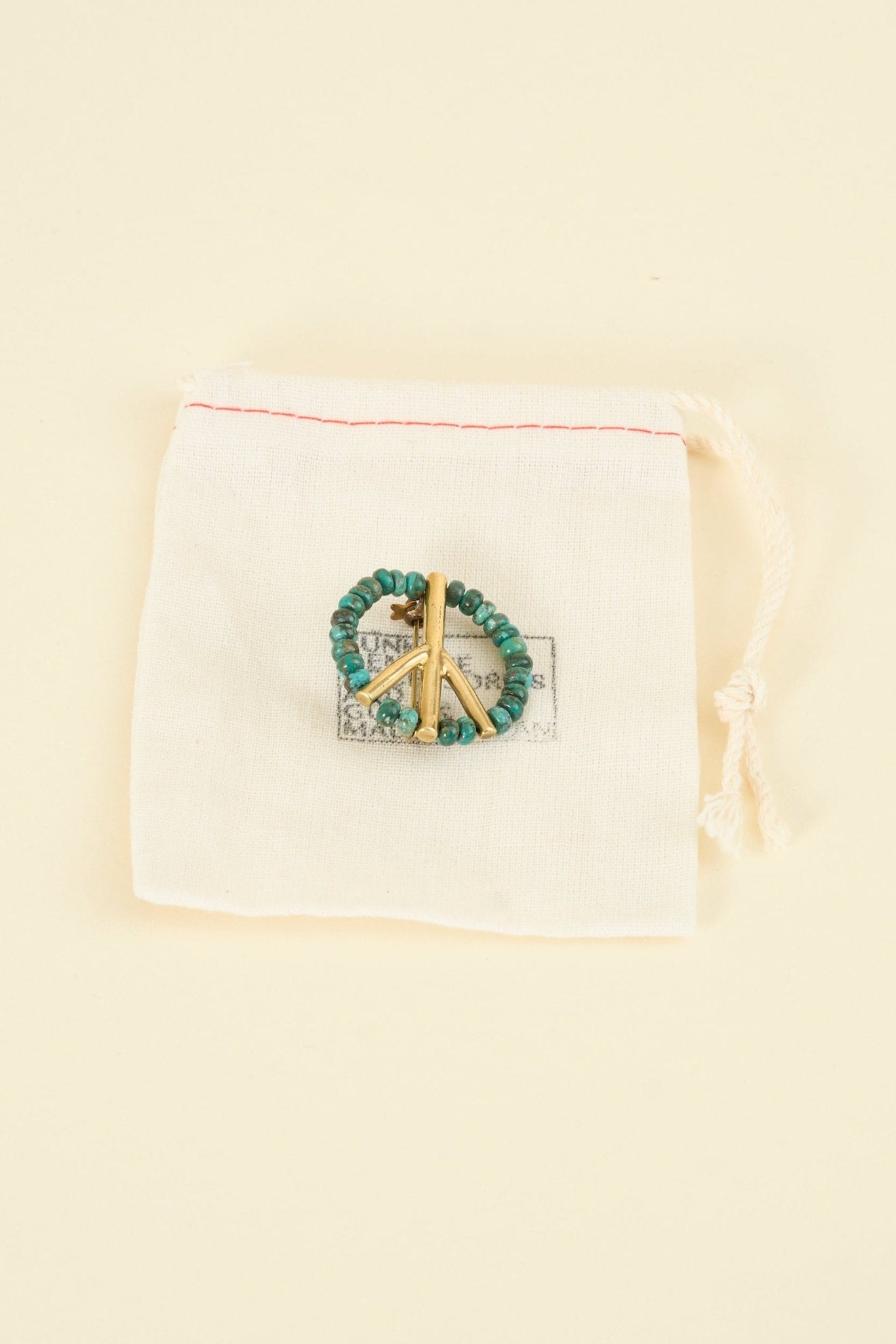 SunKu Peace Pin - Turquoise / Gold [SK - 129 - TUQ] - SunKu 39 - URAHARA