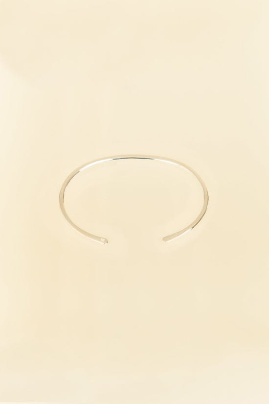 SunKu Roller Press Bangle - Silver