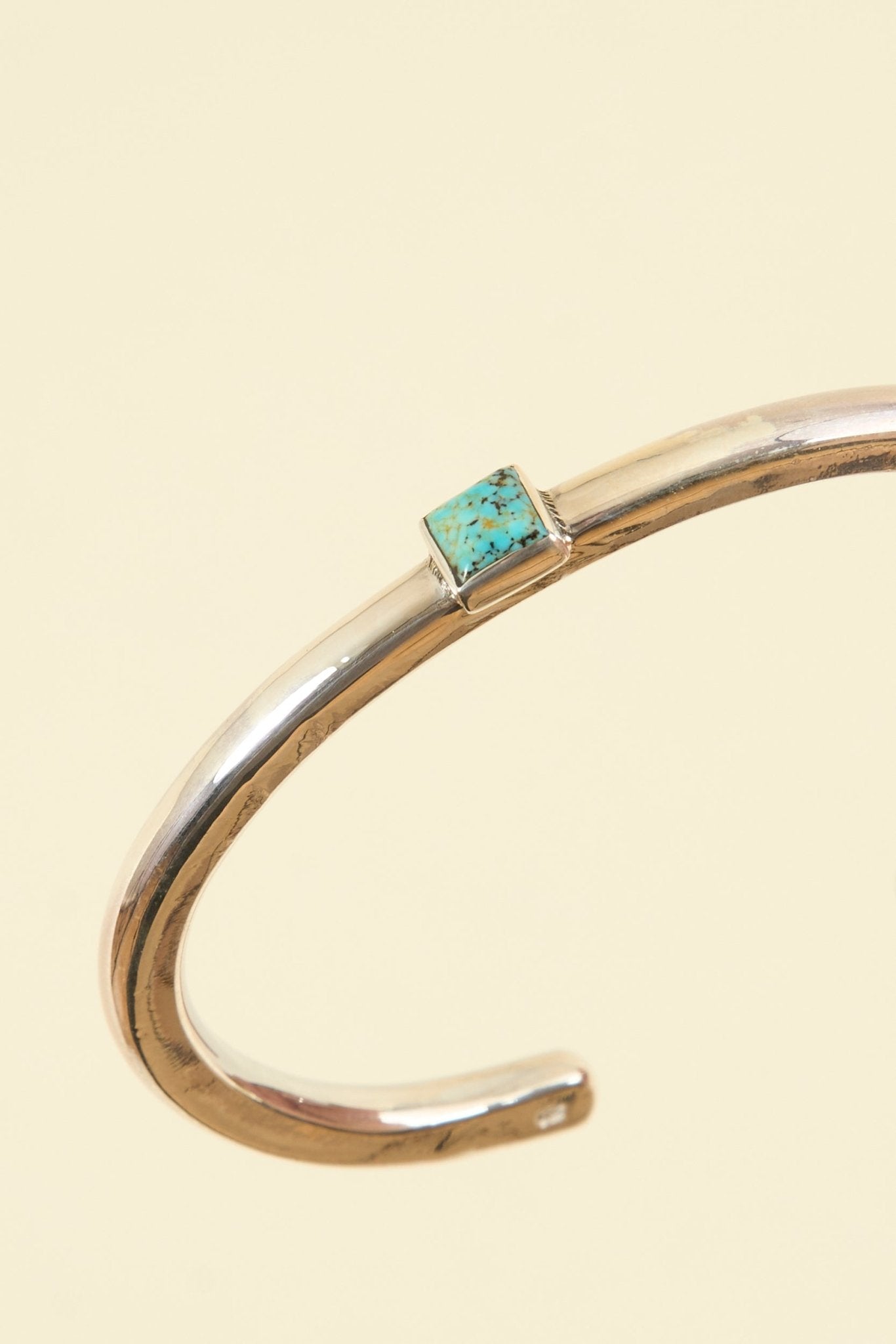 SunKu Roller Press Bangle - Silver / Turquoise [SK - 191] - SunKu 39 - URAHARA