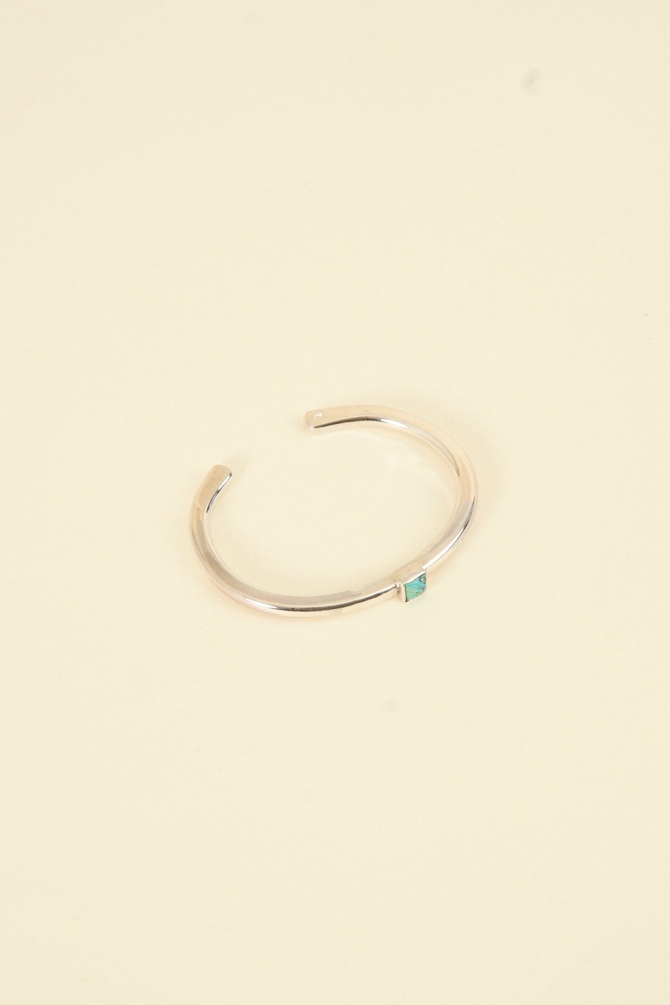 SunKu Roller Press Bangle - Silver / Turquoise [SK - 191] - SunKu 39 - URAHARA