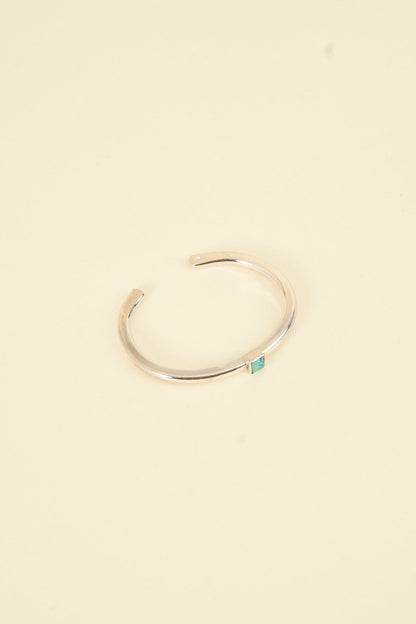 SunKu Roller Press Bangle - Silver / Turquoise [SK - 191] - SunKu 39 - URAHARA