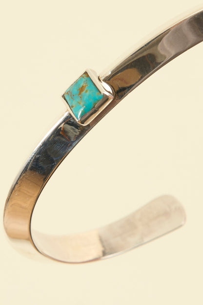 SunKu Triangle Bangle - Silver / Turquoise [SK - 194] - SunKu 39 - URAHARA