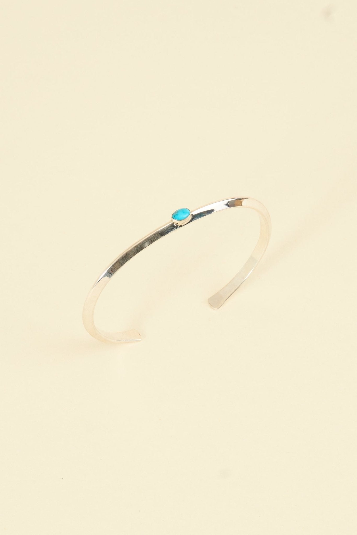 SunKu Triangle Bangle Small - Silver / Turquoise [SK - 193] - SunKu 39 - URAHARA