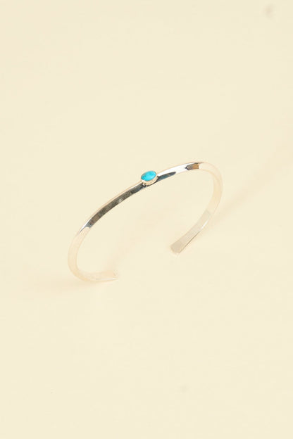 SunKu Triangle Bangle Small - Silver / Turquoise [SK - 193] - SunKu 39 - URAHARA