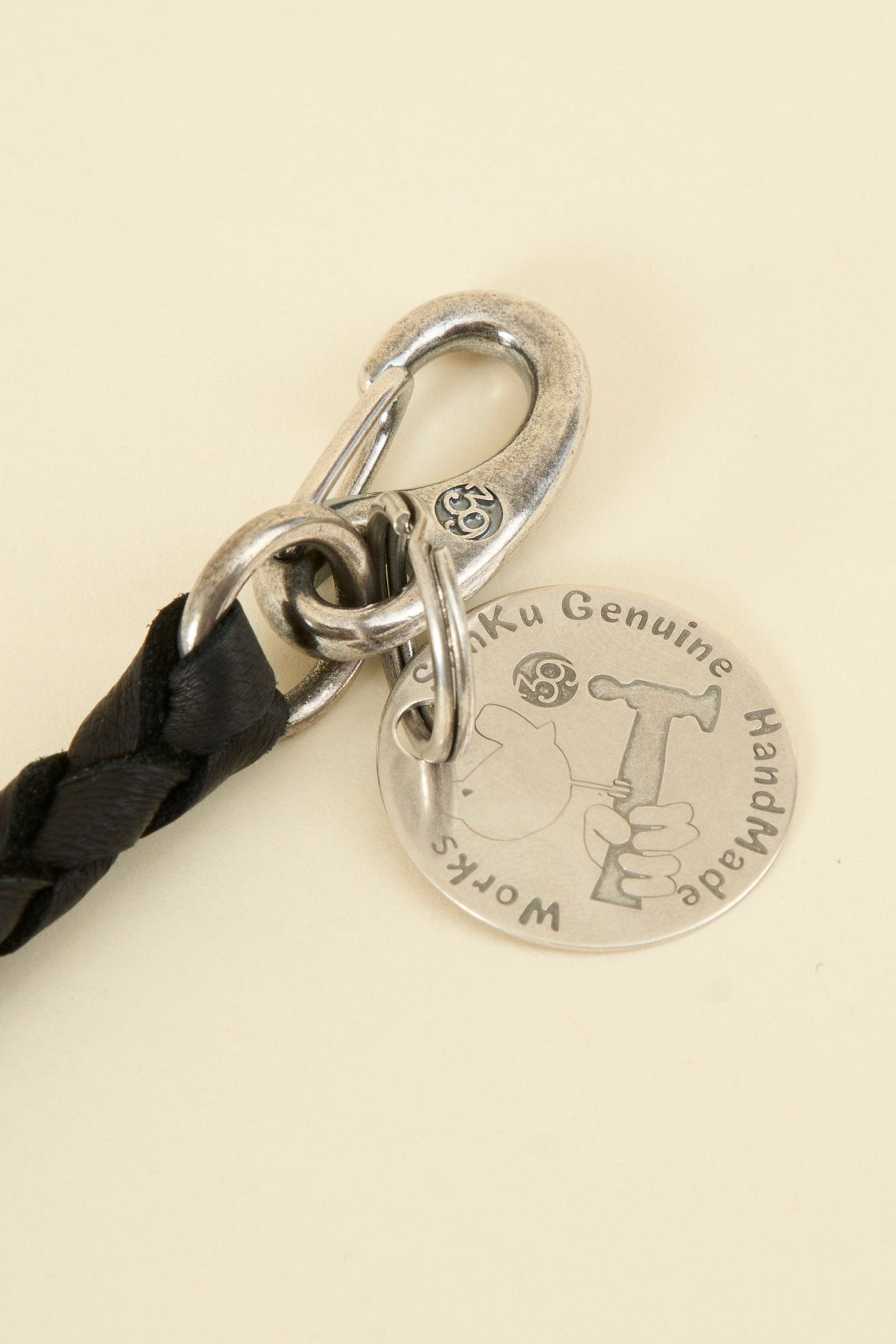 SunKu Wichard Deer Leather Keyring - Black [SK - 211 - BLK] - SunKu 39 - URAHARA