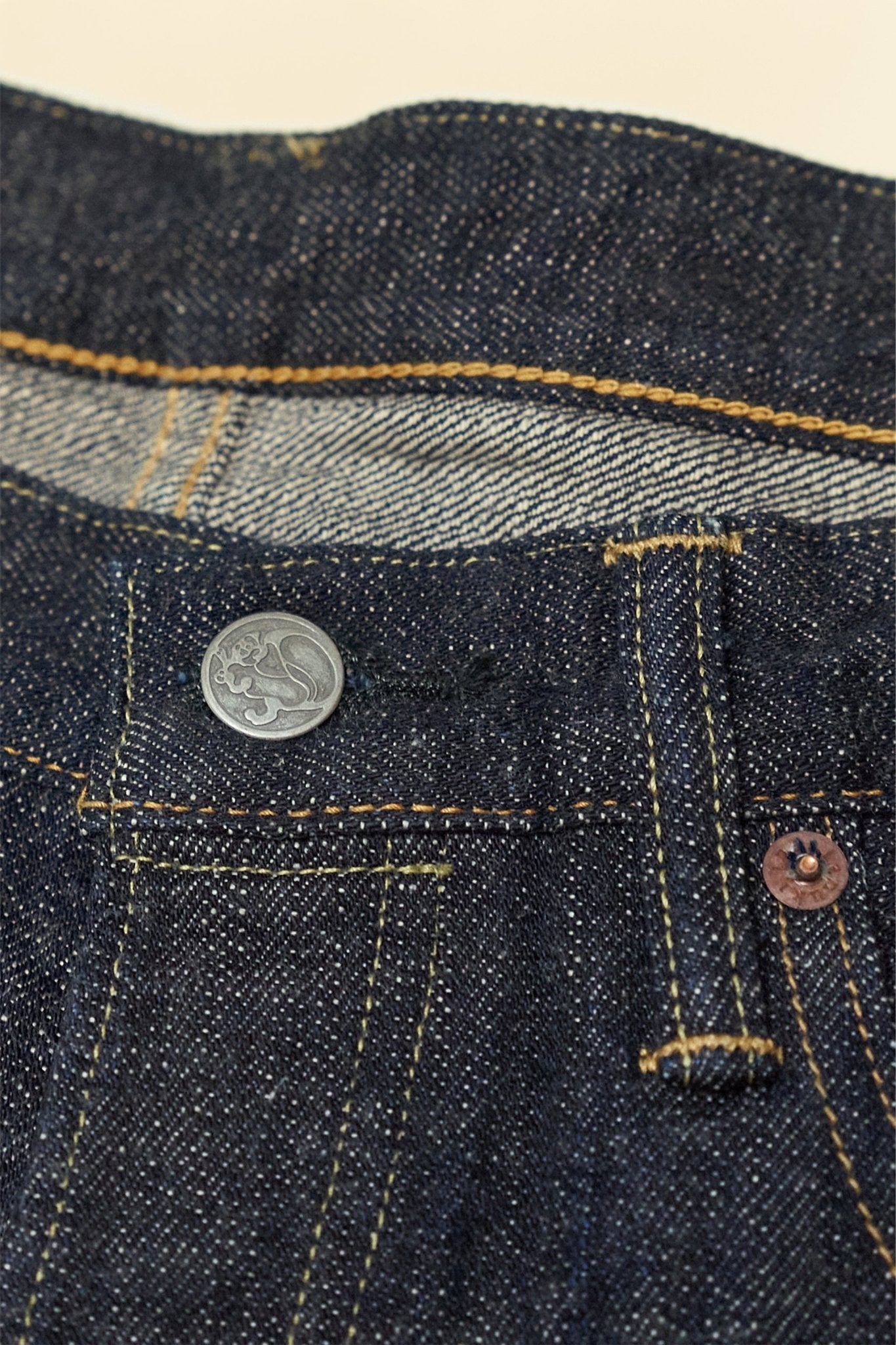 Tanuki 14oz "Zetto" High Rise Tapered Selvedge Jeans - Tanuki - URAHARA