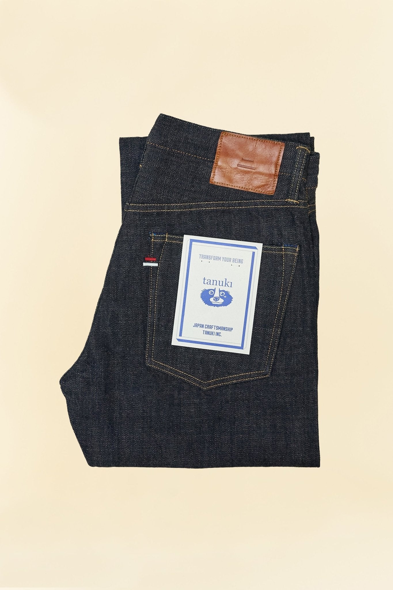 Tanuki 14oz "Zetto" Regular Straight Selvedge Jeans - Tanuki - URAHARA