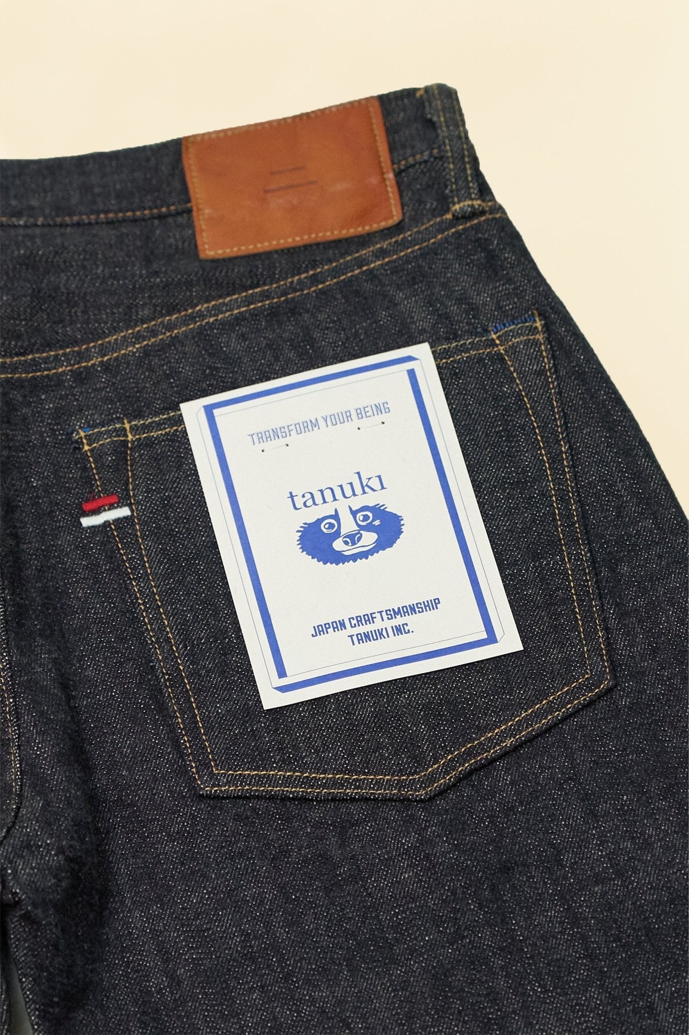 Tanuki 14oz "Zetto" Regular Straight Selvedge Jeans - Tanuki - URAHARA