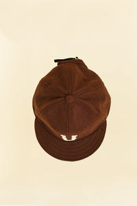 URAHARA x Troy O'Shea Early 1900's Baseball Cap - Brown Melton Wool -URAHARA - URAHARA